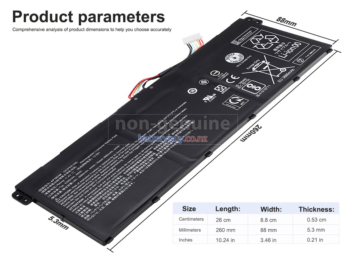 replacement Acer AP18C4K(3ICP5/81/68) battery