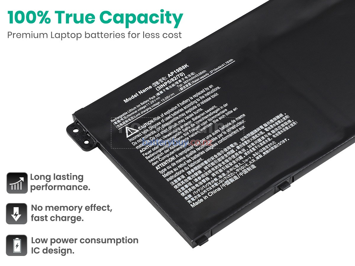 replacement Acer Aspire 3 A315-58 battery