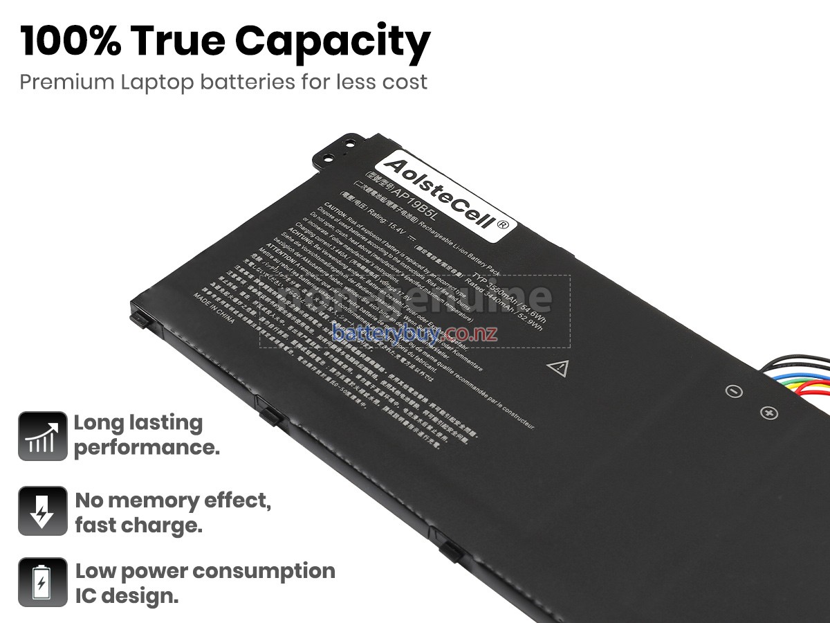 replacement Acer AP19B5L battery