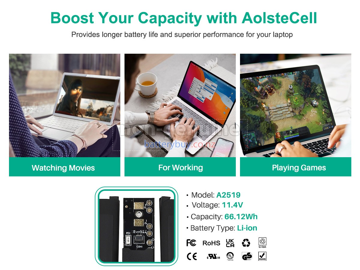 replacement Apple A2519 battery