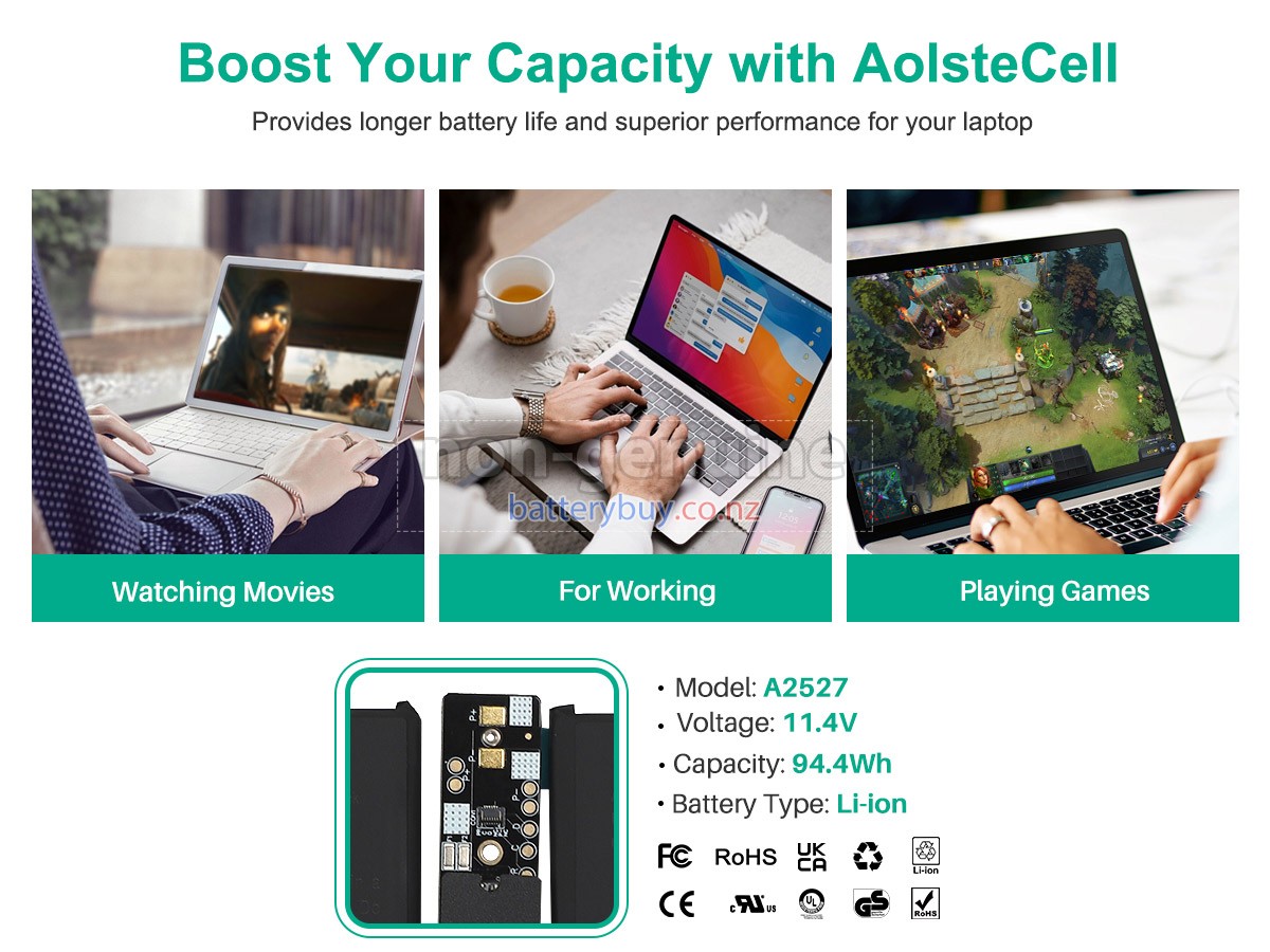 replacement Apple A2485 battery