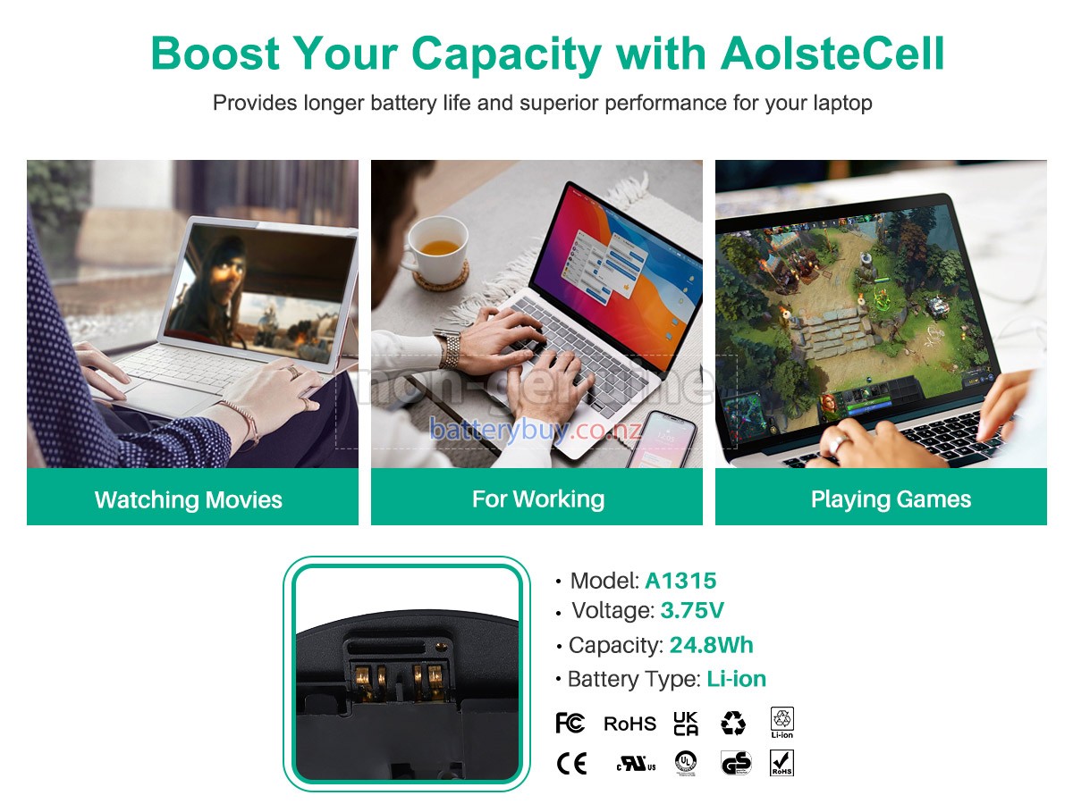 replacement Apple MB292 battery