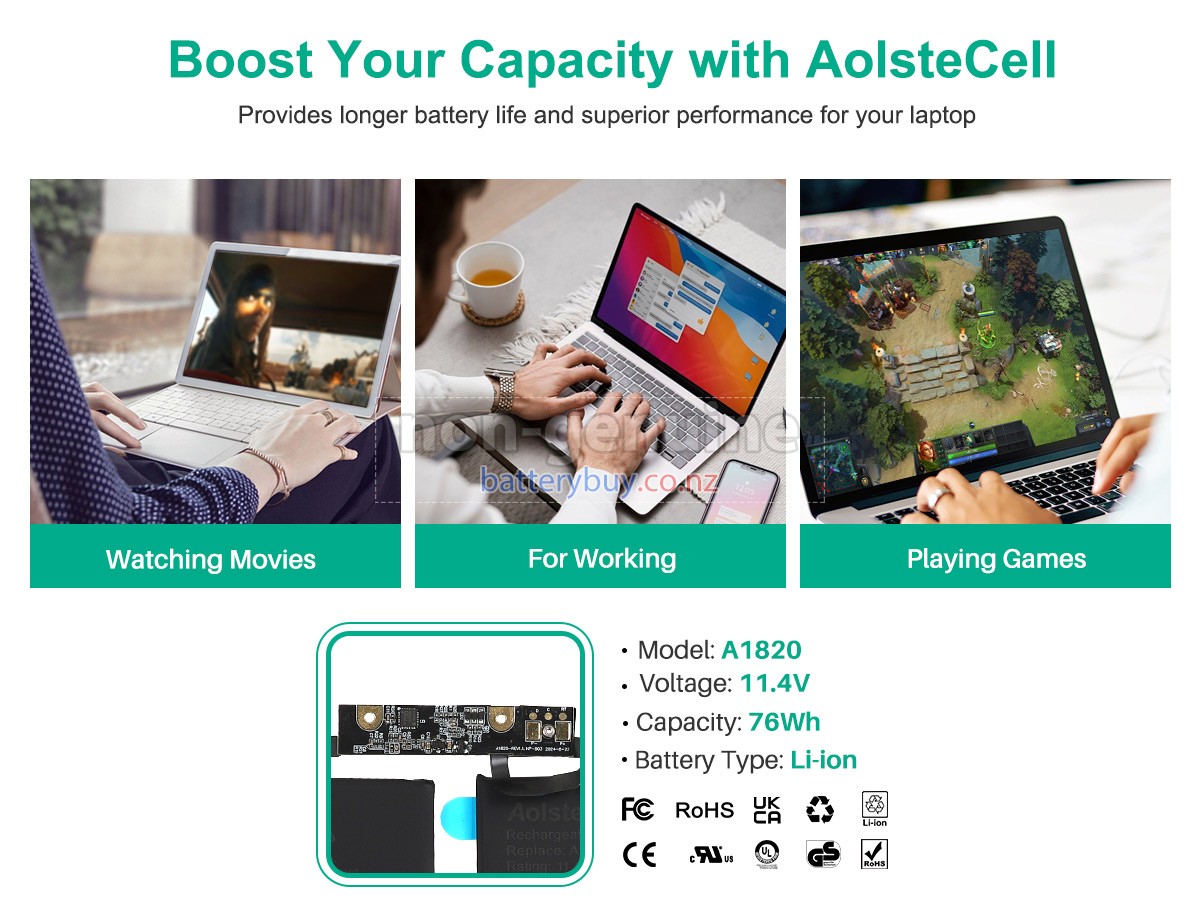 replacement Apple MLH42LL battery