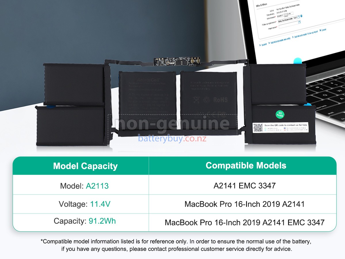 replacement Apple MVVL2LL/A battery