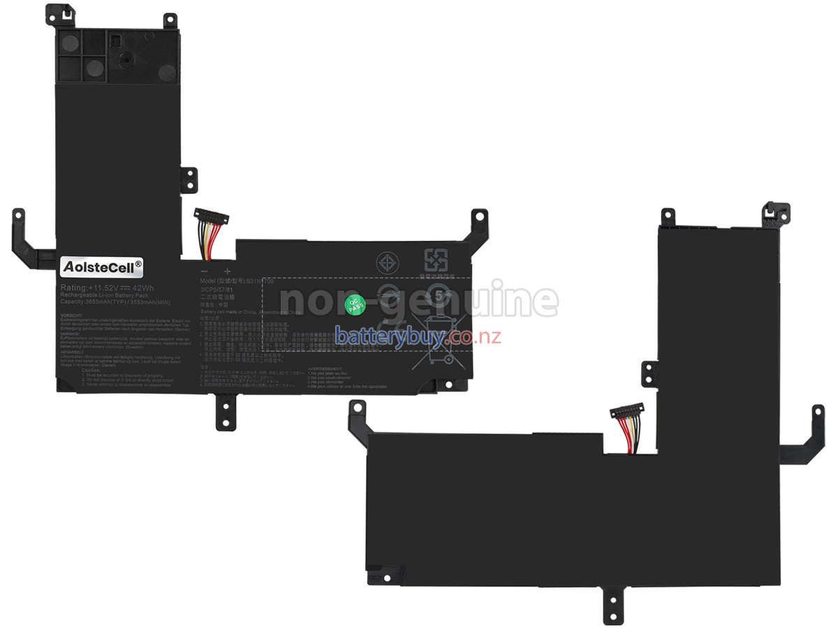 replacement Asus B31N1708 battery