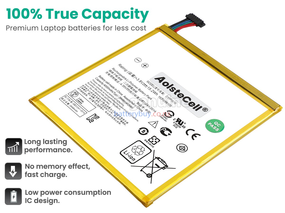 replacement Asus ZENPad S 8.0 Z580CA battery