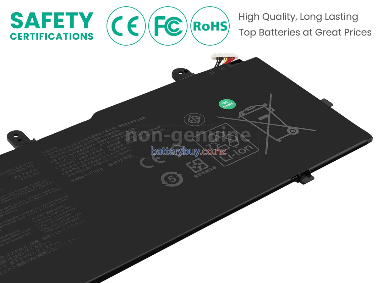 replacement Asus C21N1714 battery