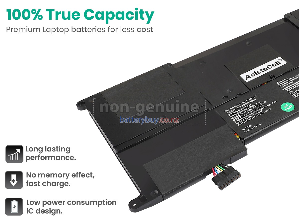 replacement Asus C23UX21 battery