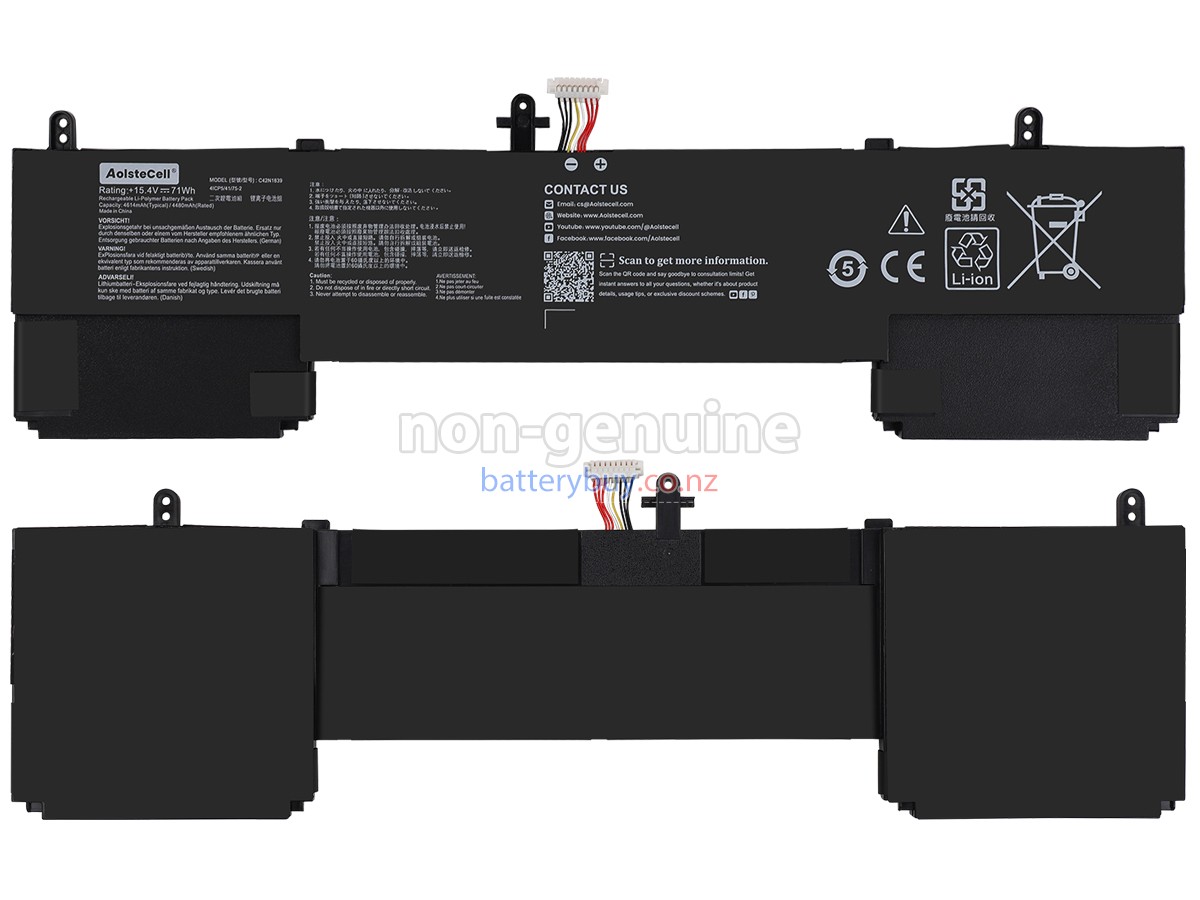 replacement Asus C42N1839 battery