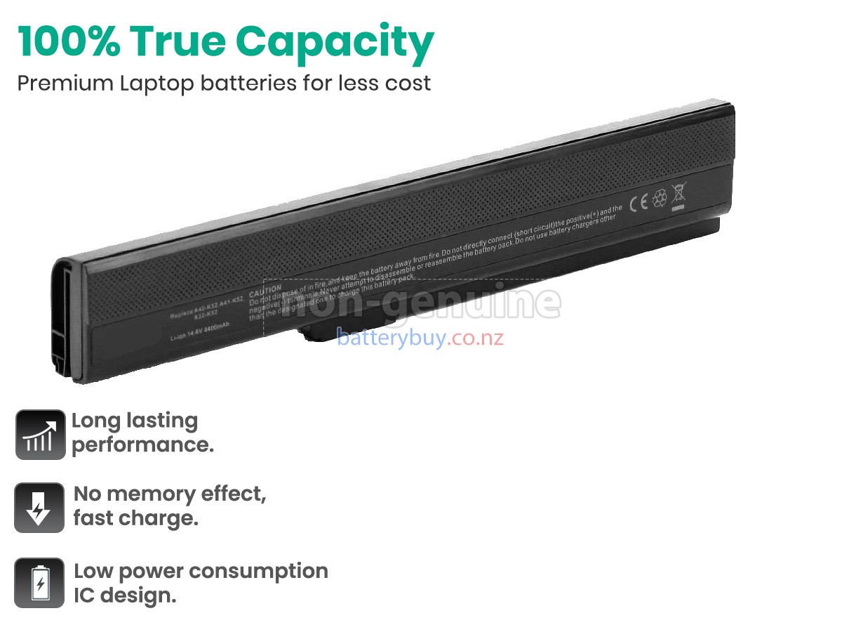 replacement Asus A52JR-X1 battery