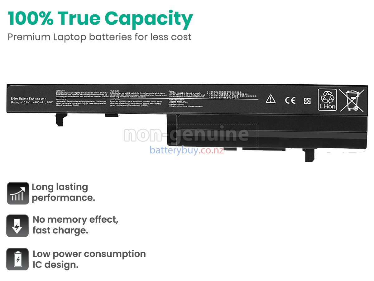 replacement Asus A42-U47 battery