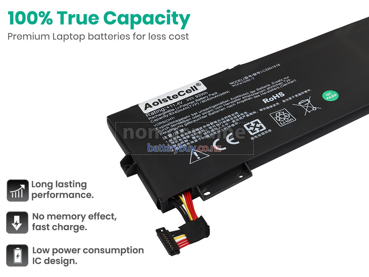 replacement Asus GX700VO battery