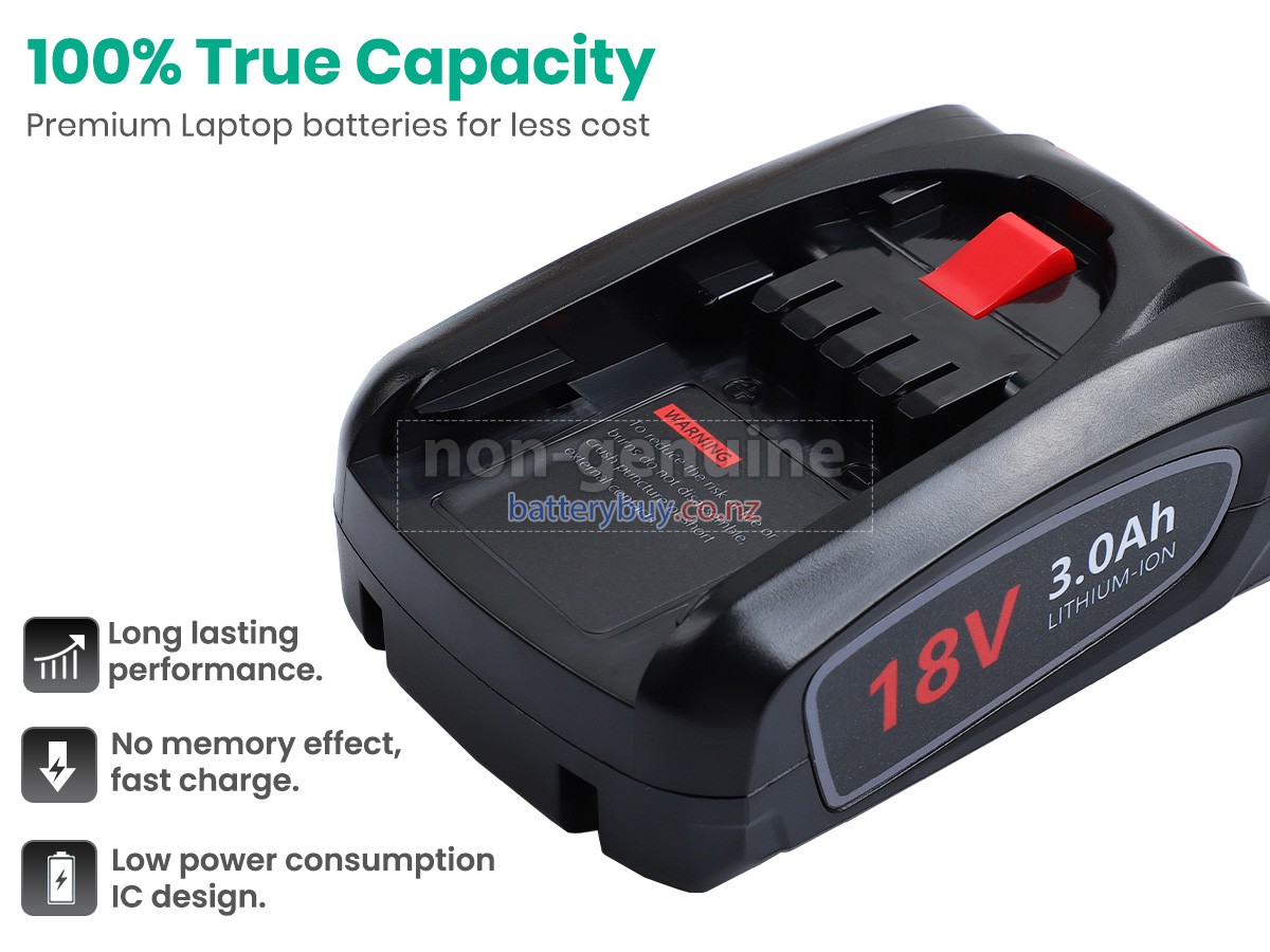 replacement Bosch ALB18LI battery