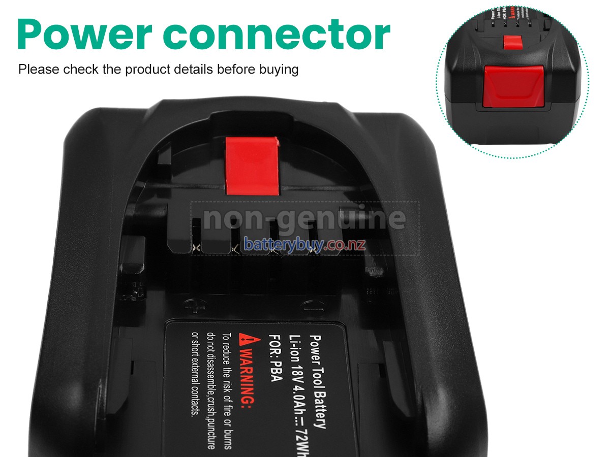 replacement Bosch ALB18LI battery