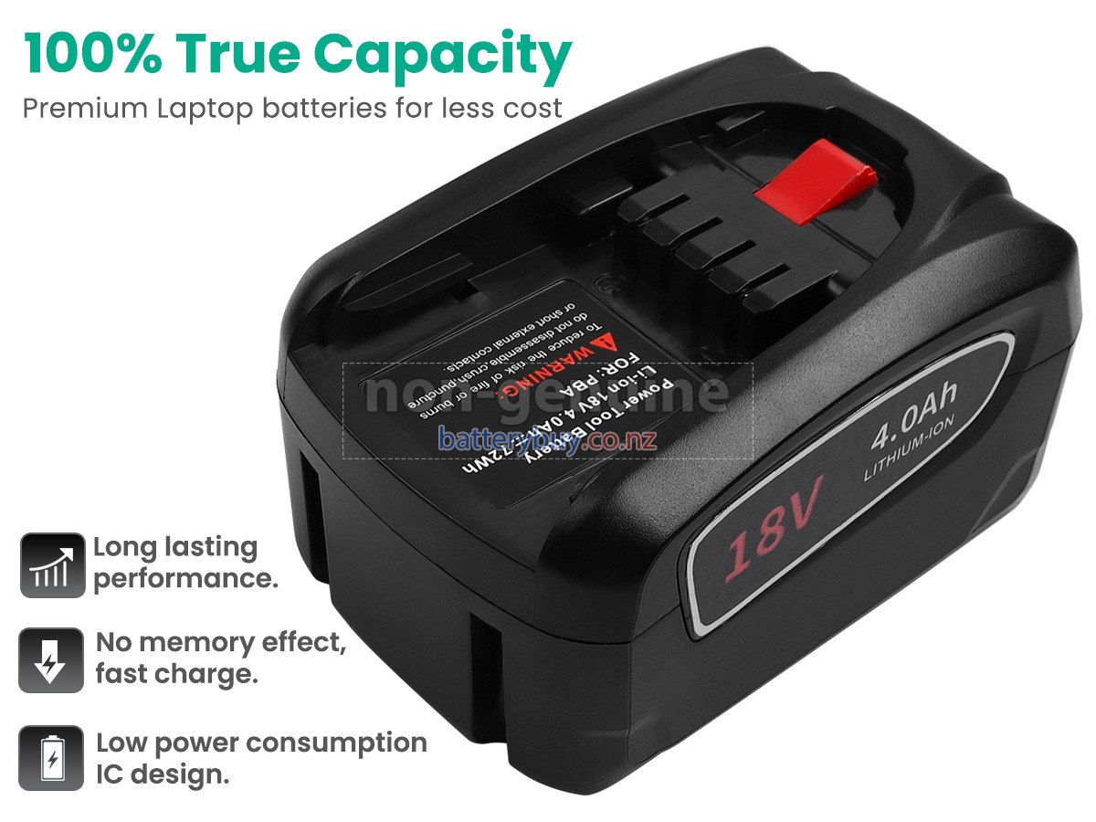 replacement Bosch ALB18LI battery