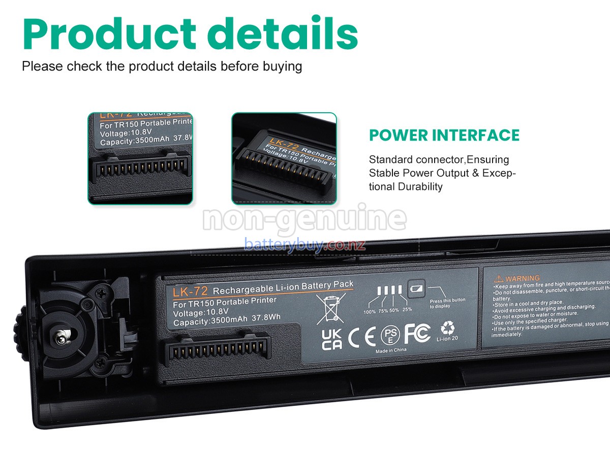 replacement Canon LB-70 battery