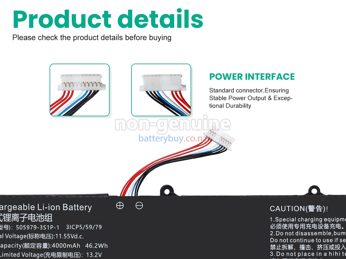 replacement CHUWI 505979-3S1P-1 battery