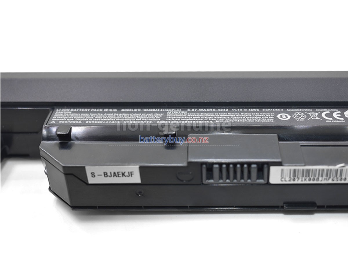 replacement Clevo 6-87-WA5RS-4242 battery