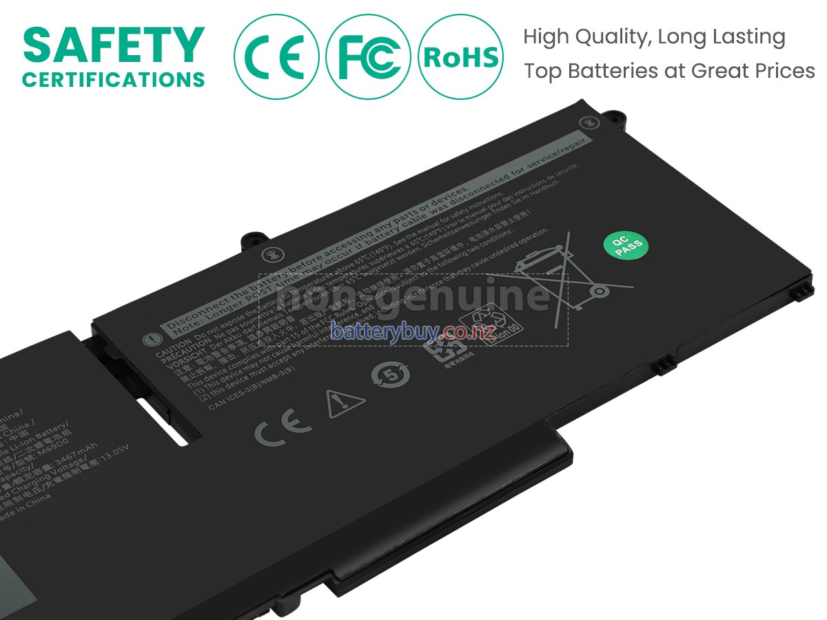 replacement Dell 8WRCR battery