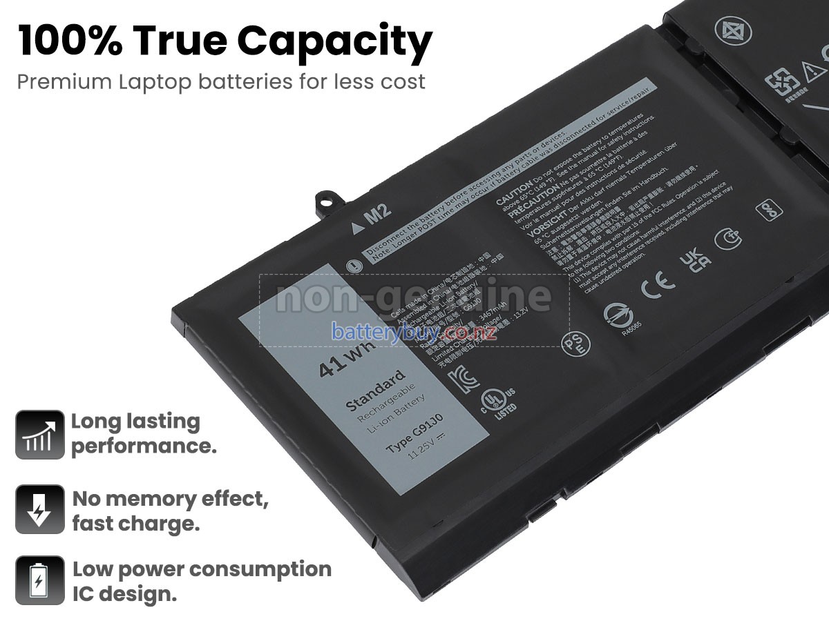 replacement Dell G91J0 battery