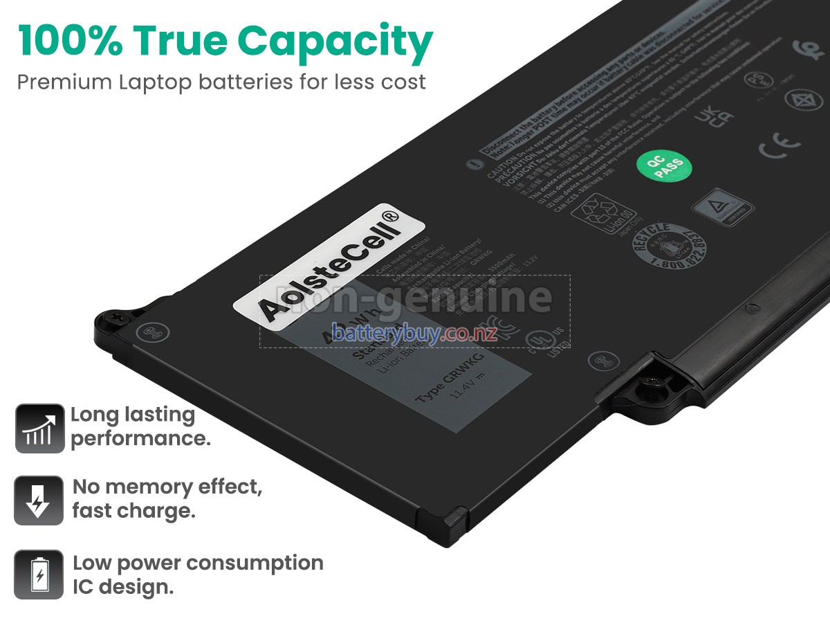 replacement Dell GRWKG battery