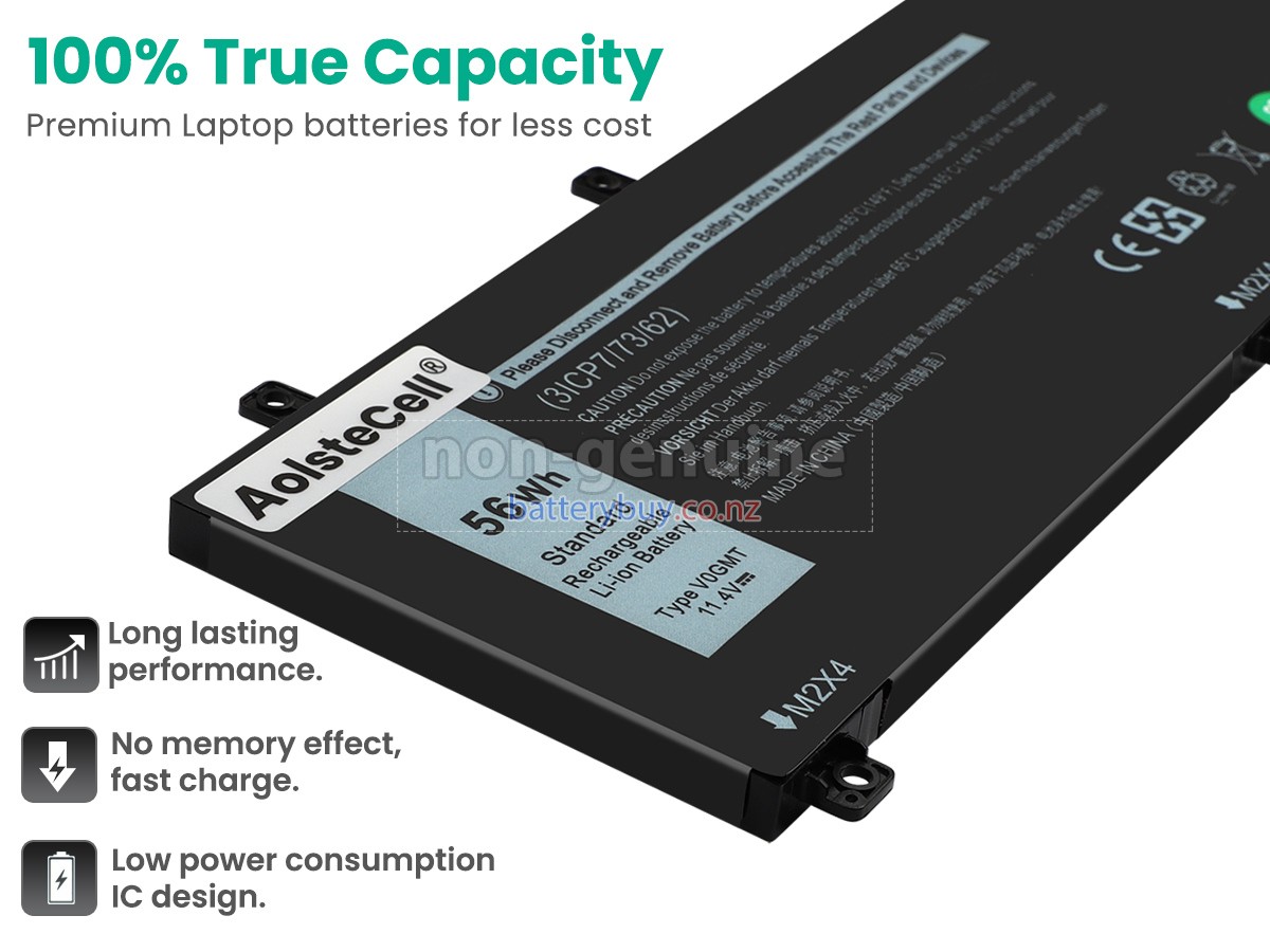replacement Dell NCC3D battery