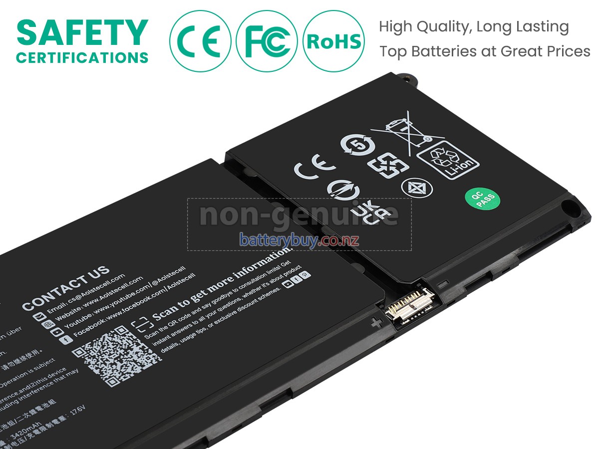replacement Dell V6W33 battery