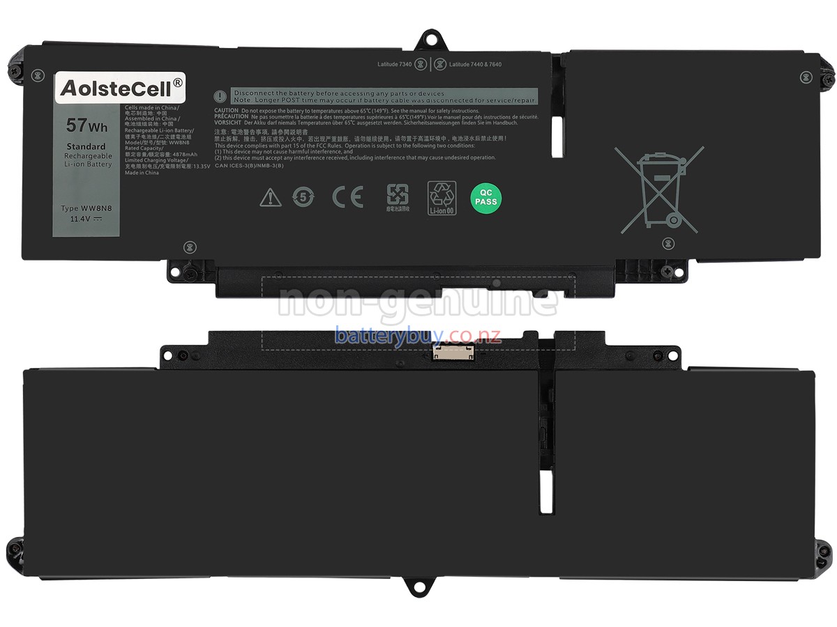 replacement Dell P176G battery