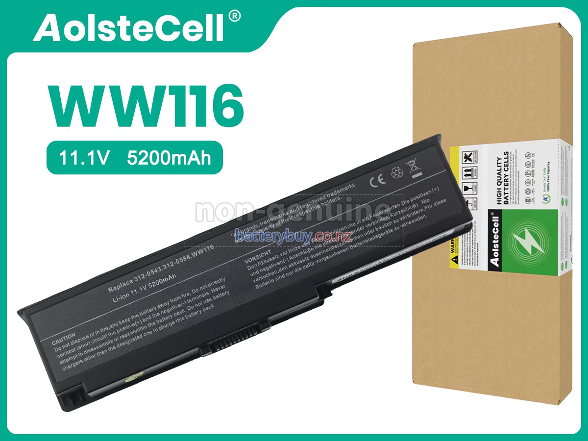 replacement Dell WW118 battery