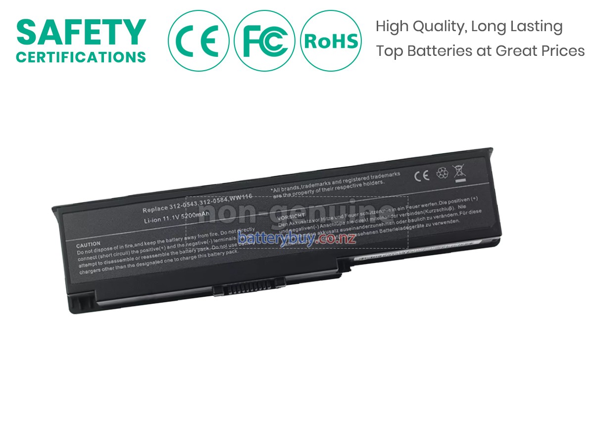 replacement Dell WW118 battery