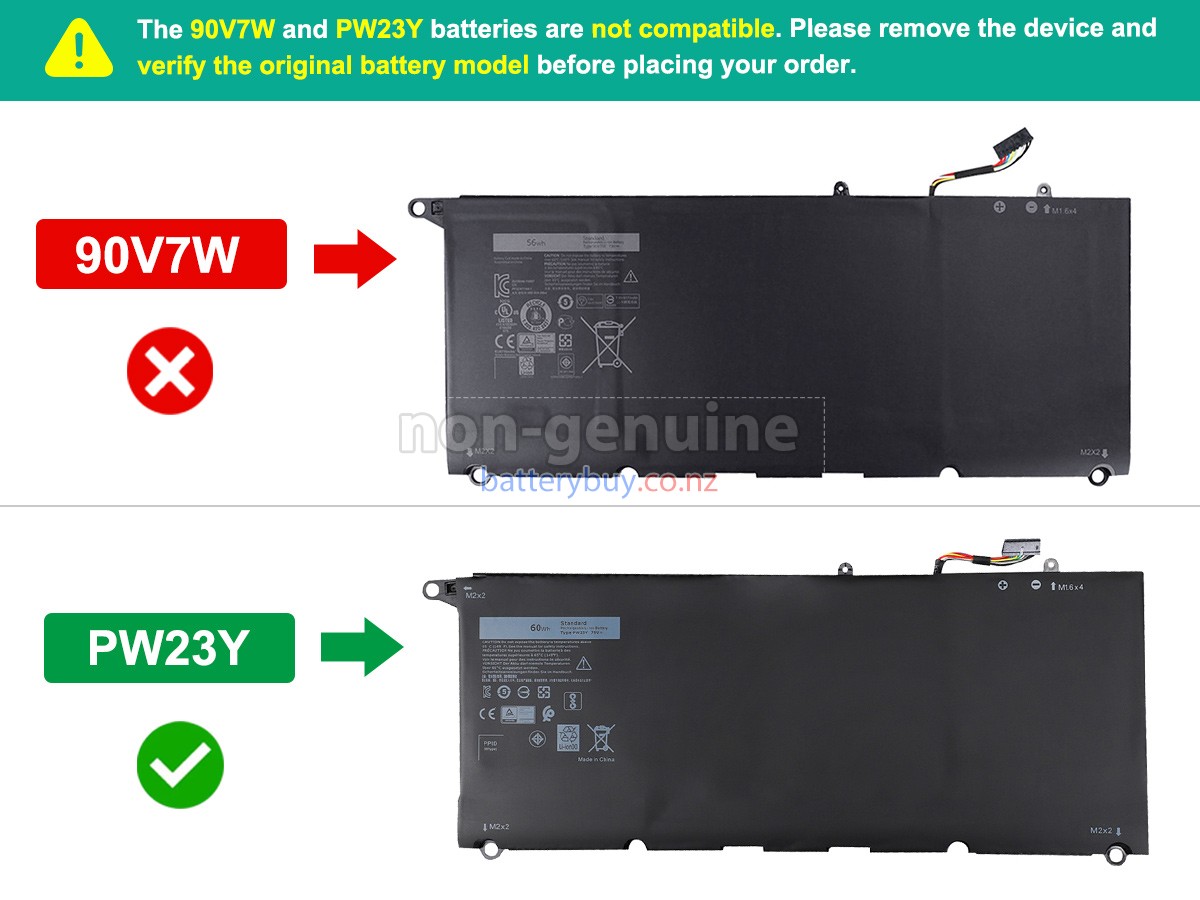 replacement Dell P54G002 battery