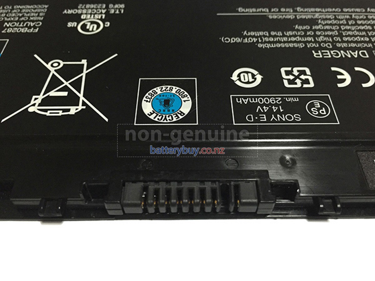 replacement Fujitsu FPCBP374 battery