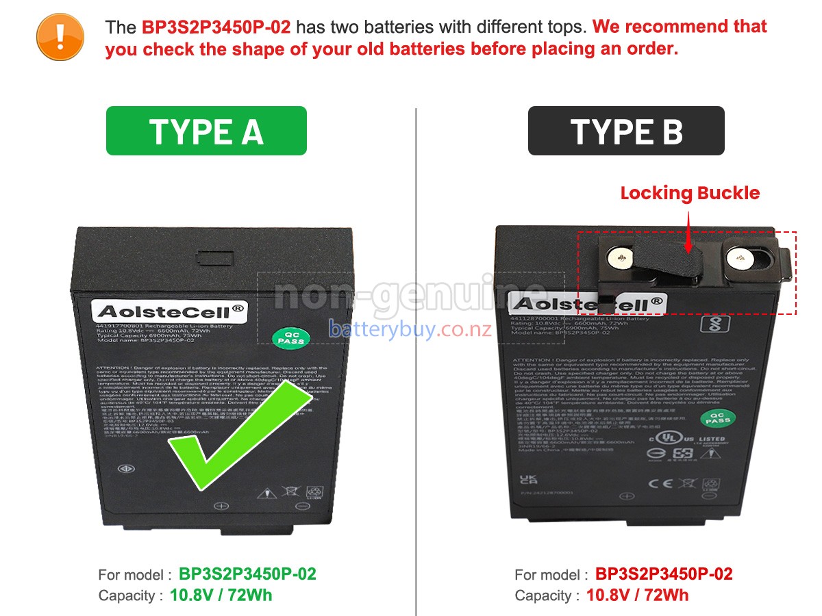 replacement Getac S410 G4 battery