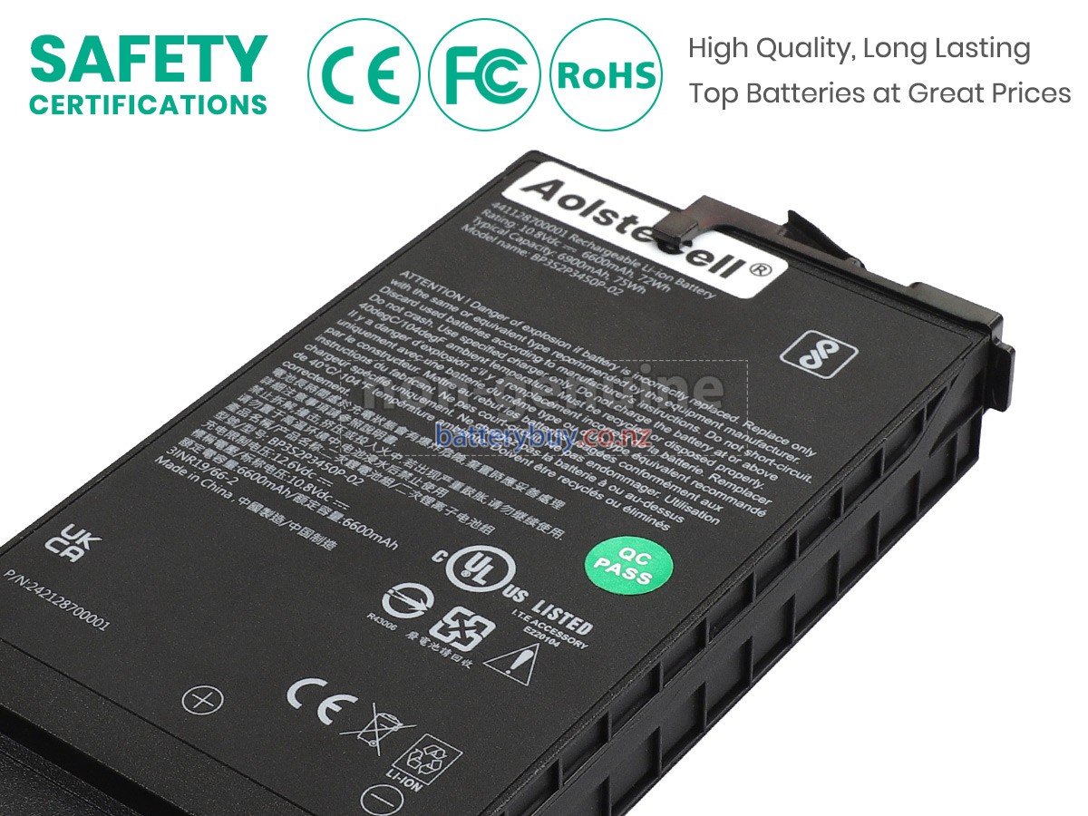 replacement Getac S410 G4 battery