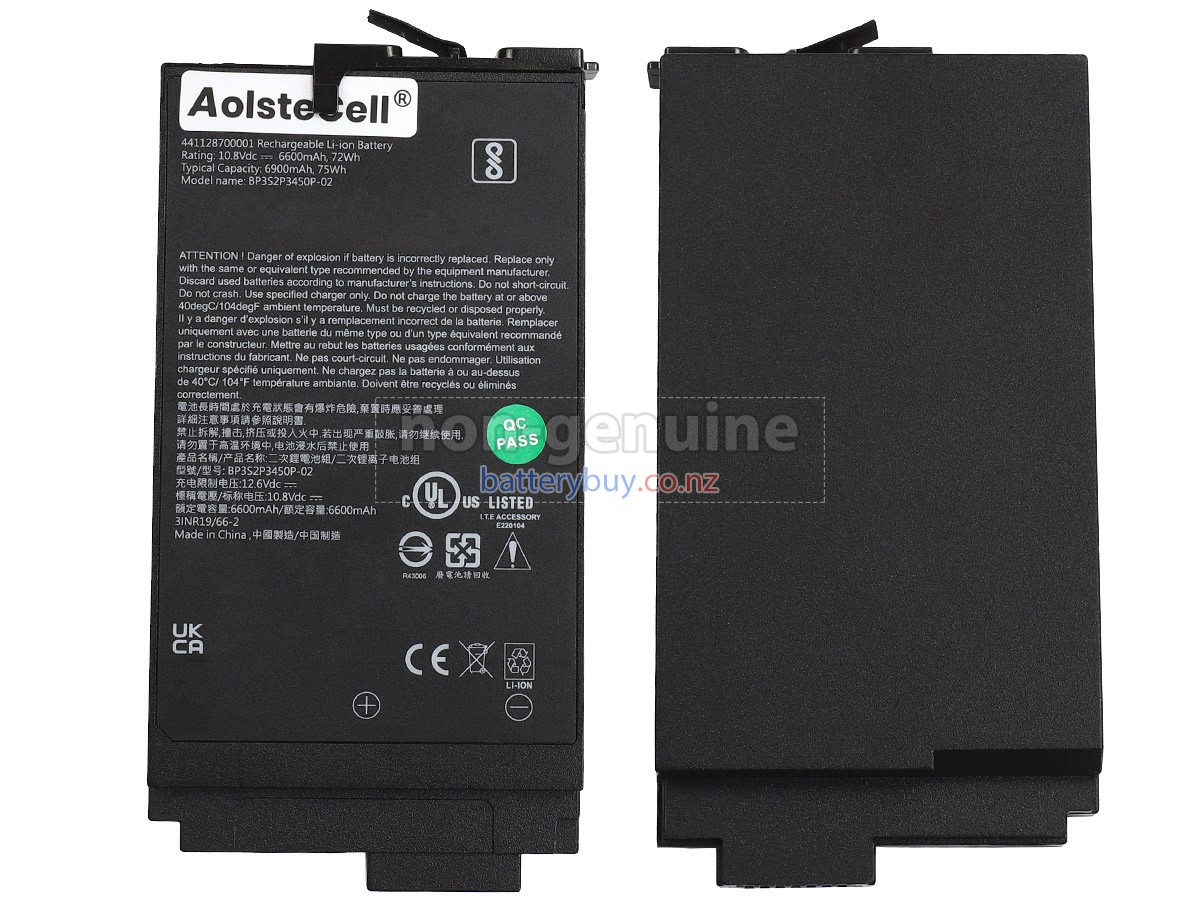 replacement Getac S410 G4 battery