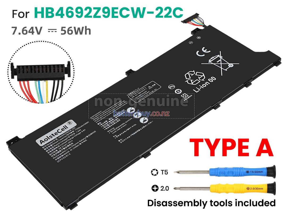 replacement Huawei MATEBOOK D 14 battery