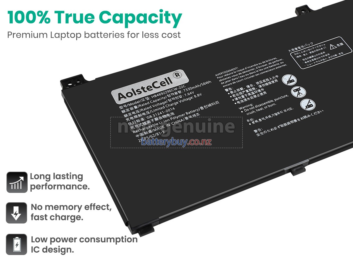 replacement Huawei MATEBOOK D 14 battery