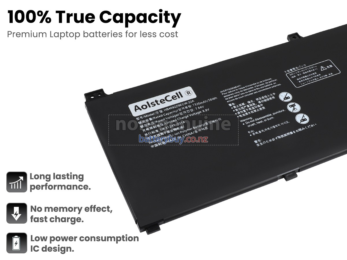 replacement Huawei MATEBOOK D15 (2020) battery