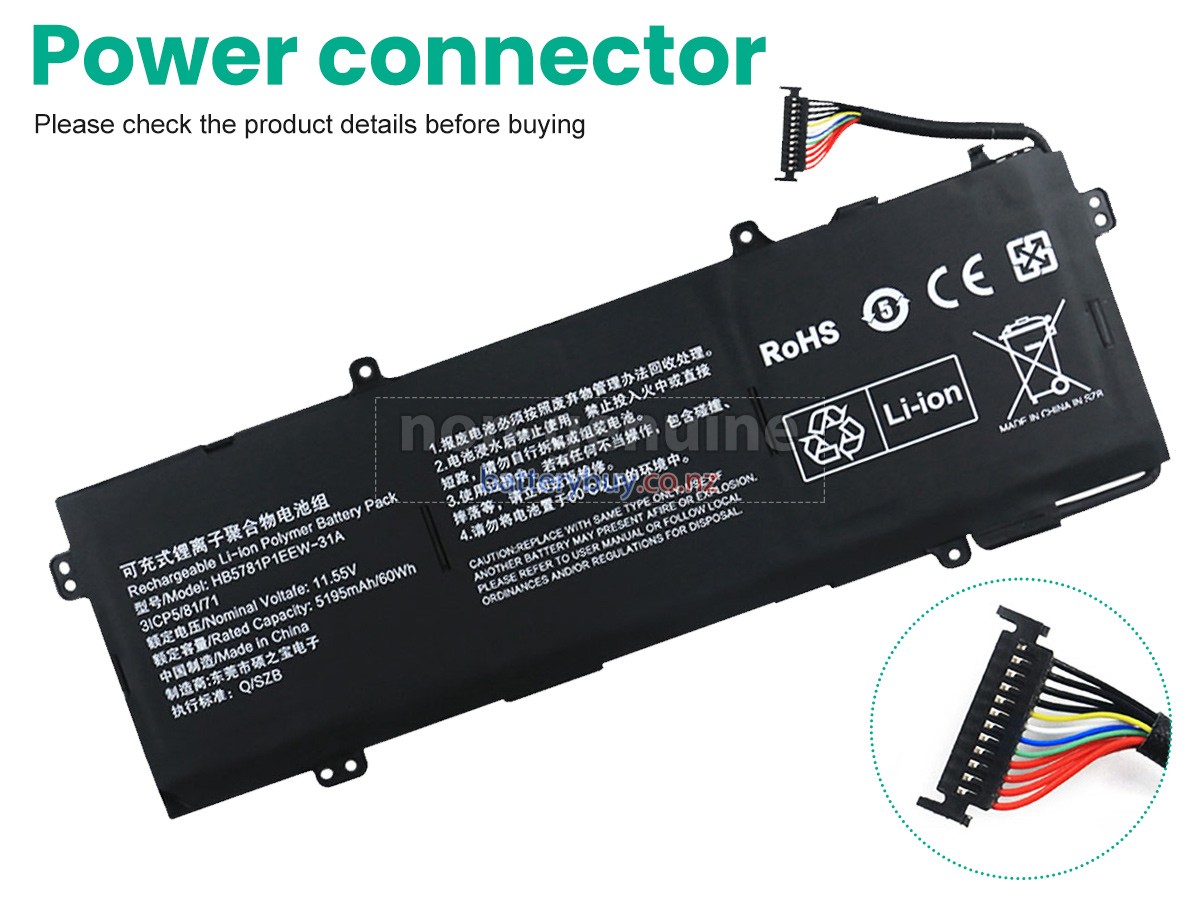 replacement Huawei HKD-W76 battery