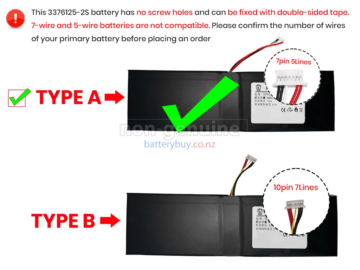 replacement Jumper EZBOOK S5 battery