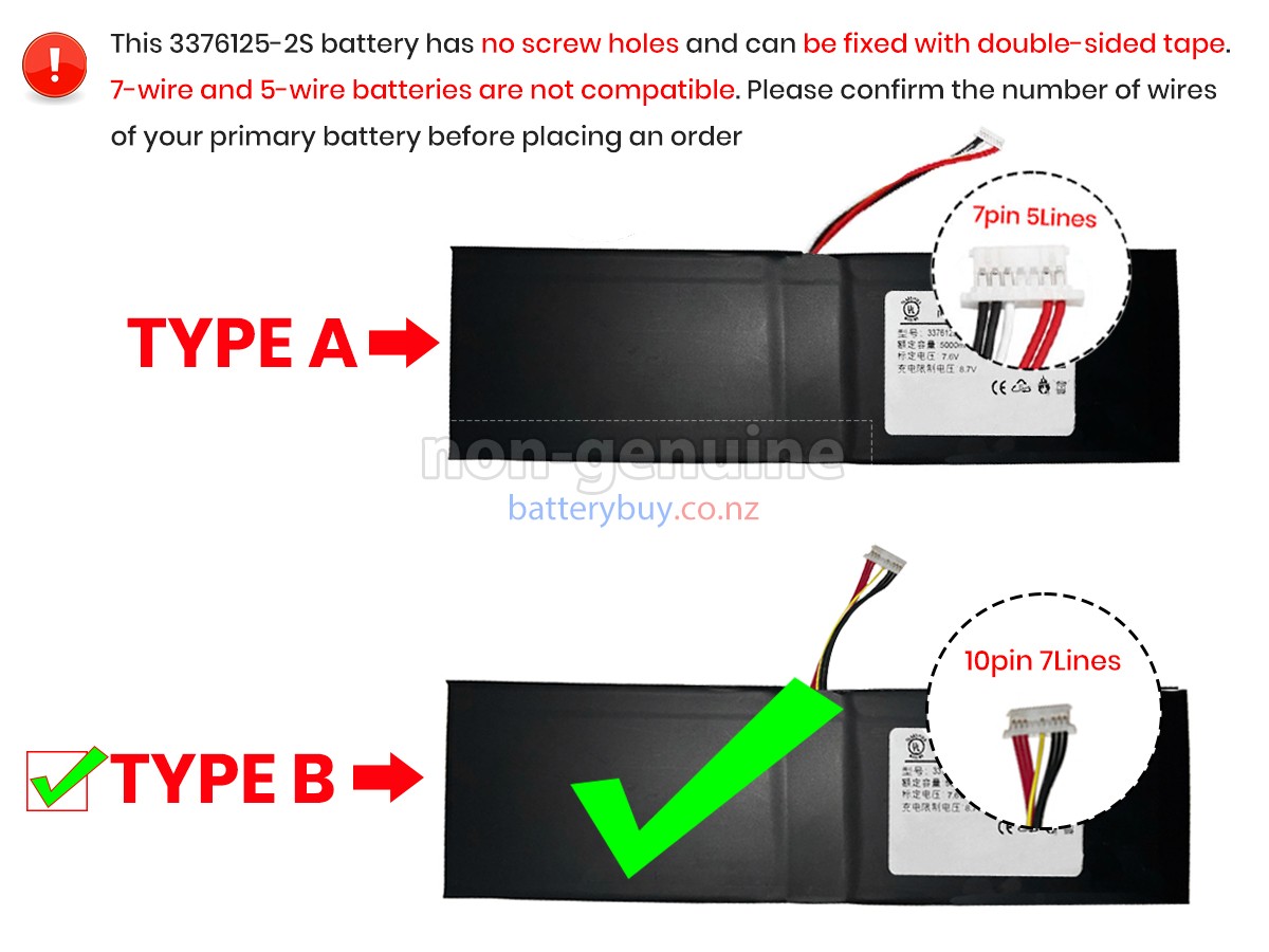 replacement Jumper EZBOOK S5 battery