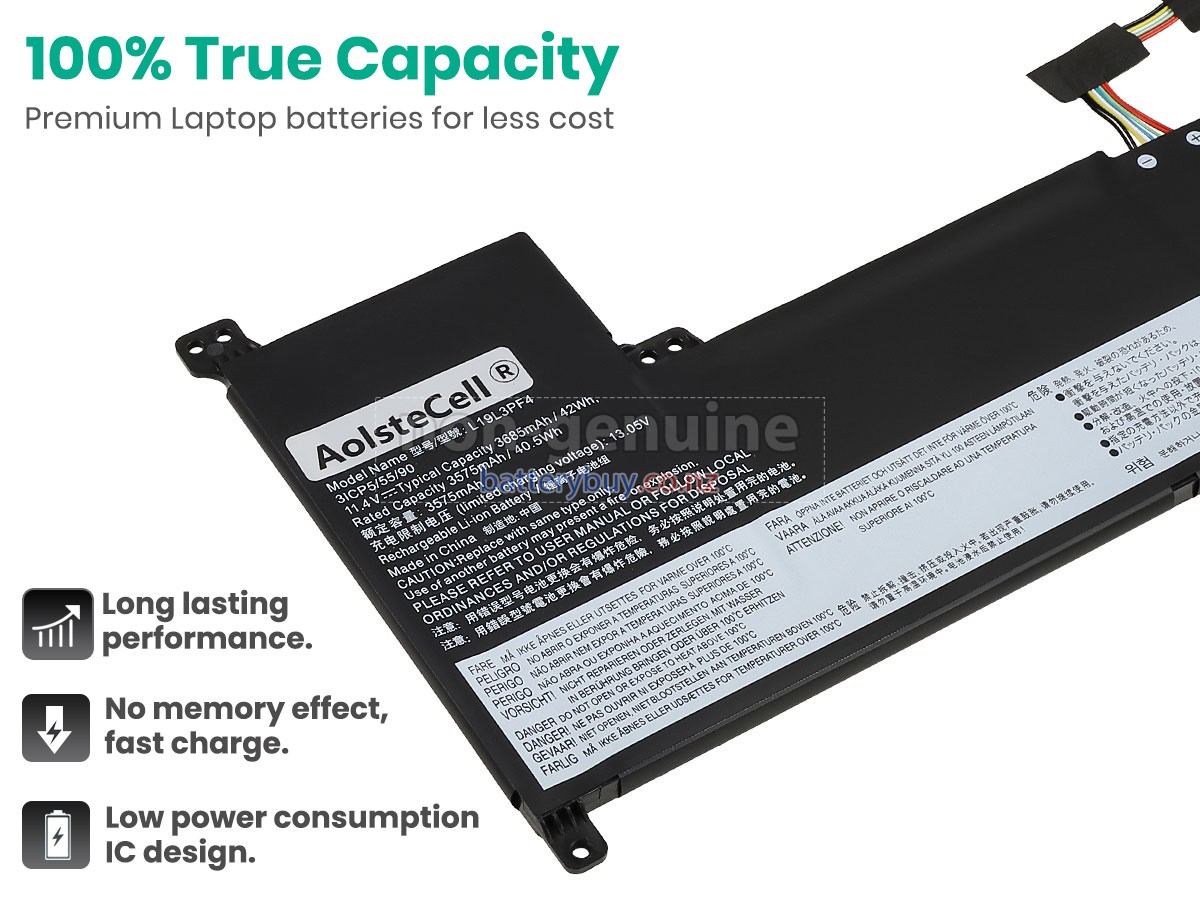 replacement Lenovo 5B10W89839 battery