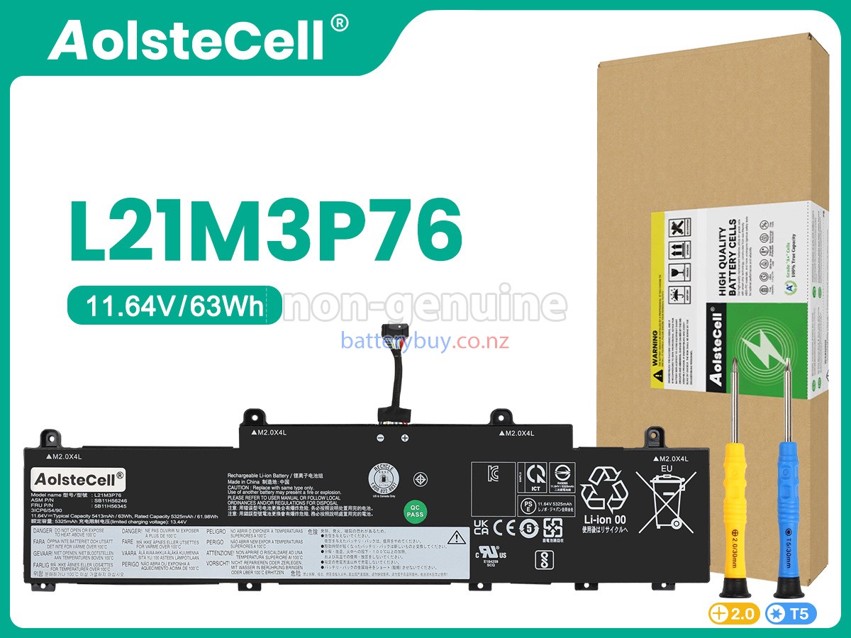 replacement Lenovo L21M3P76 battery