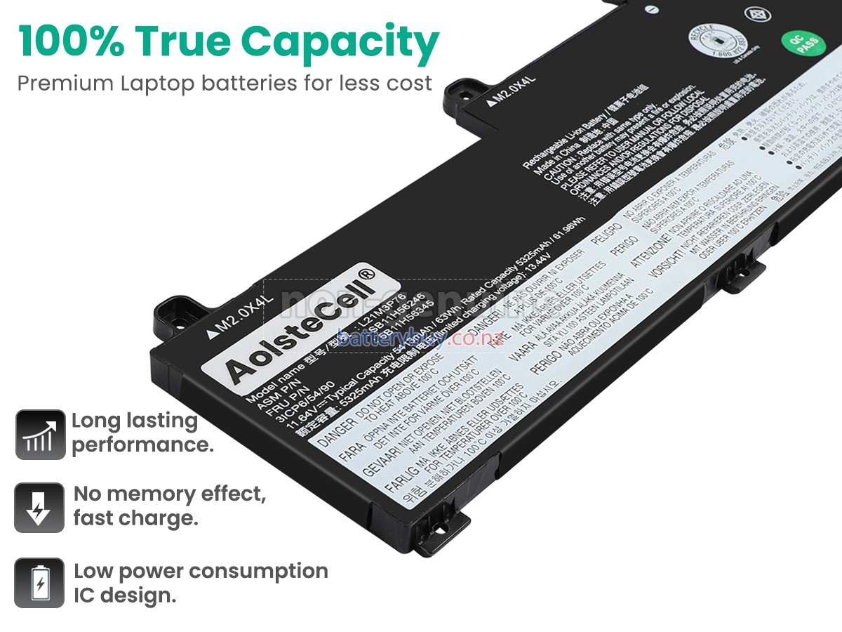 replacement Lenovo L21M3P76 battery