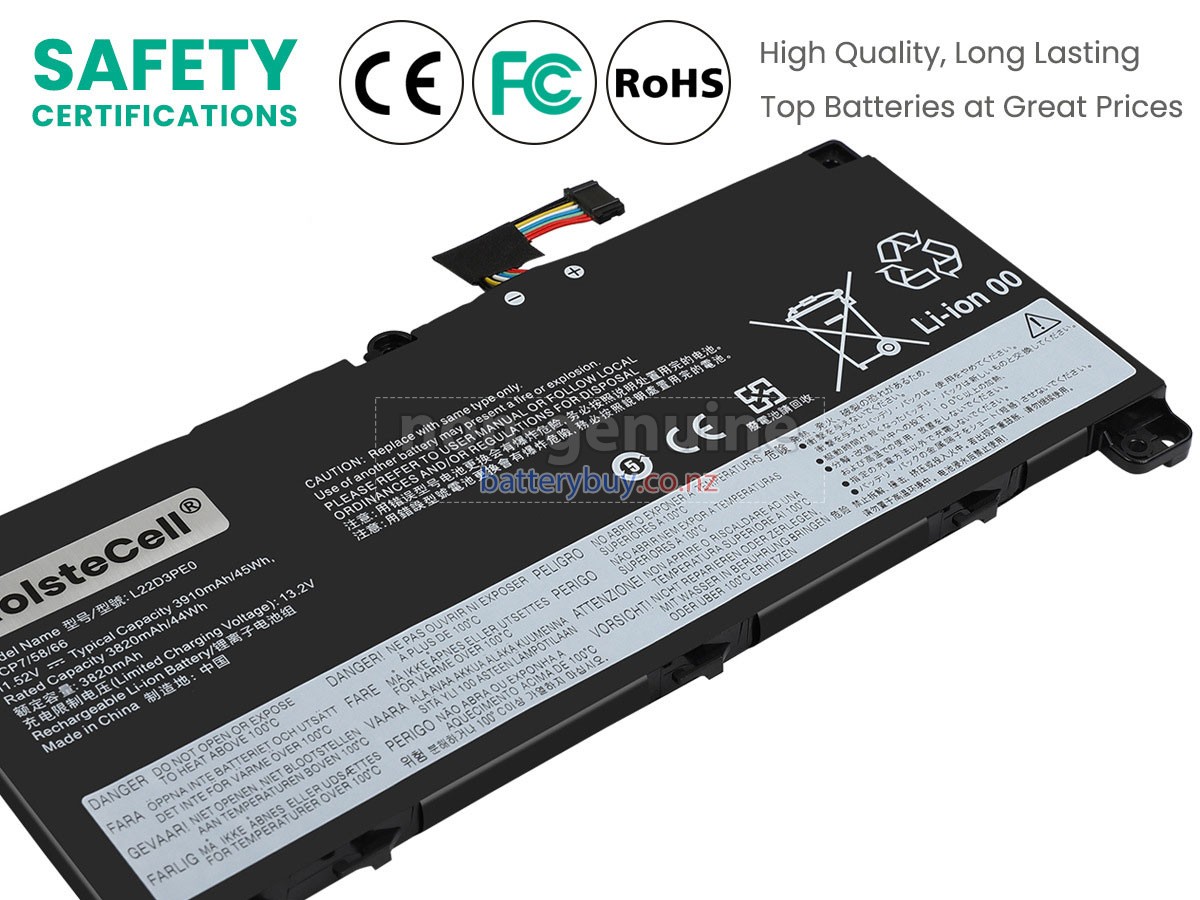 replacement Lenovo L22M3PE0 battery