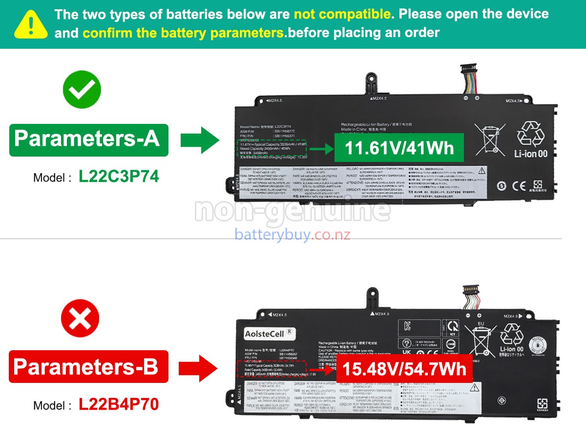 replacement Lenovo ThinkPad X13 GEN 4-21EX000HEQ battery
