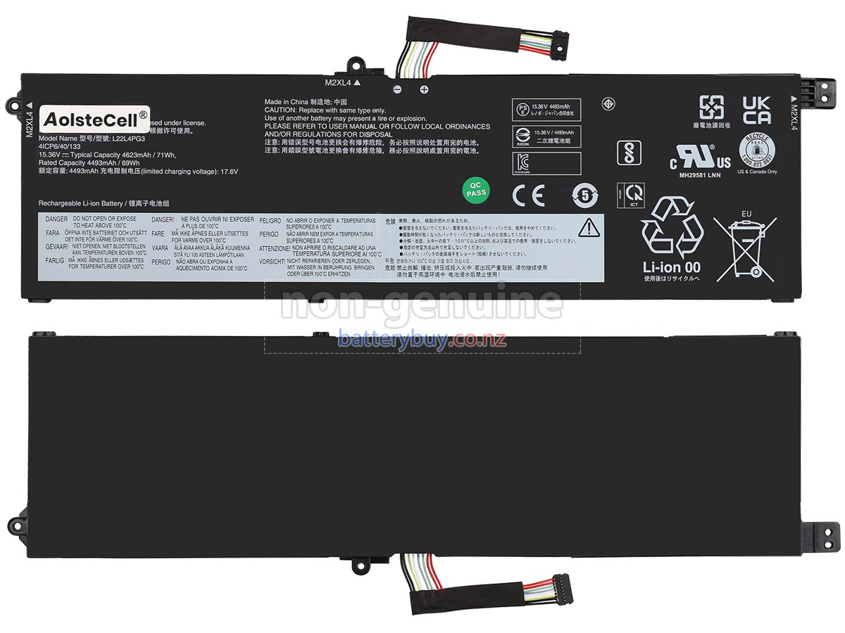 replacement Lenovo L22M4PG3 battery