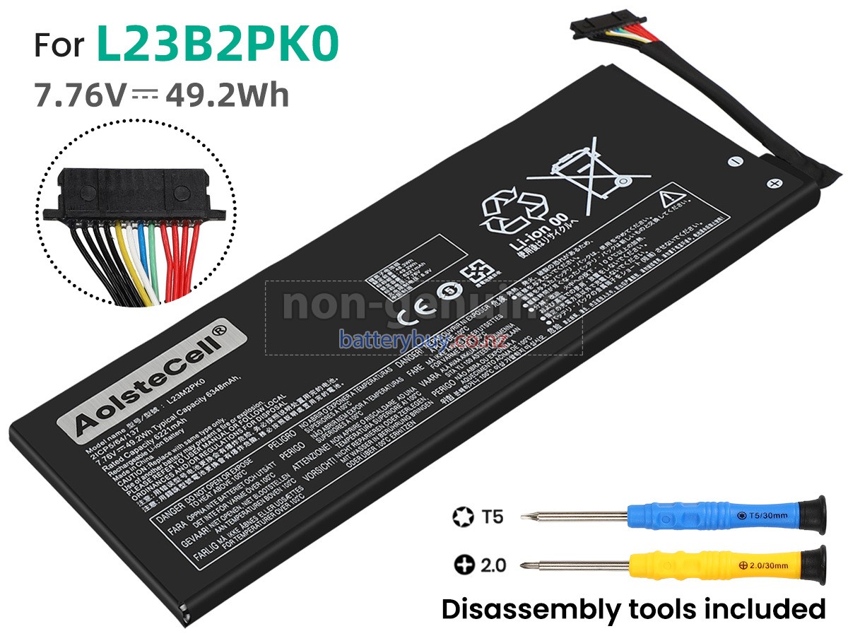 replacement Lenovo L23L2PK0 battery