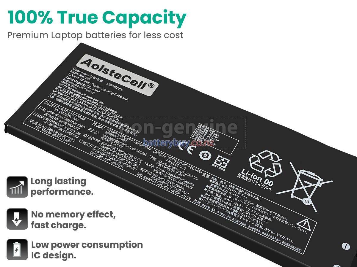 replacement Lenovo L23L2PK0 battery