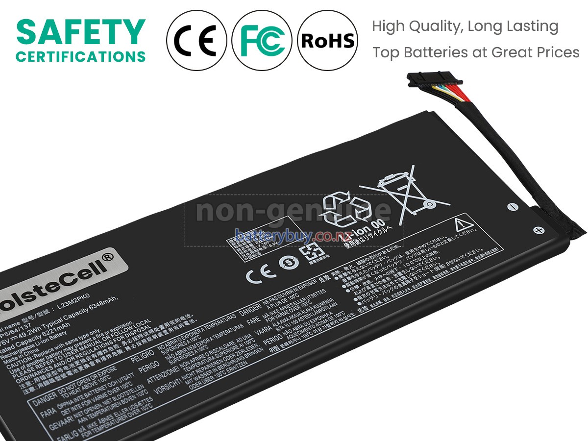 replacement Lenovo L23L2PK0 battery